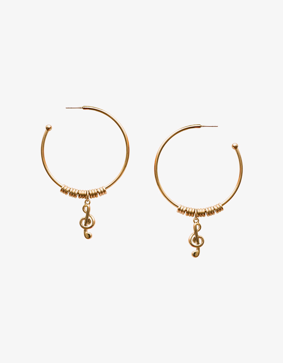 Women's Music Drop Earrings
